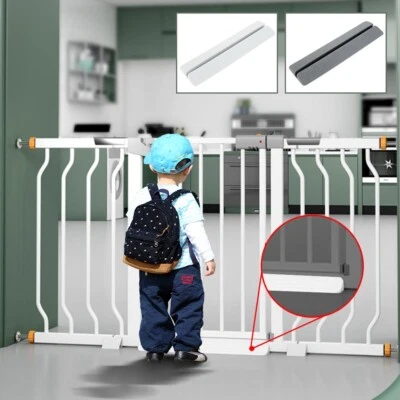 Home Tall Baby Pet Gate Toddler Dog Stair Way Safety Lock Walk Thru Door Wide UK