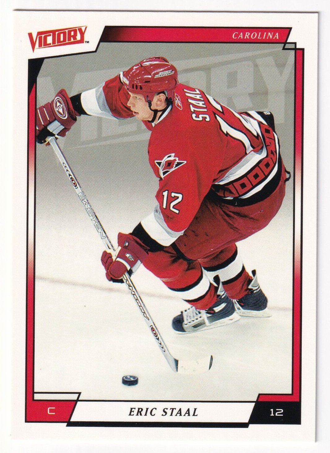 2006-07 UPPER DECK VICTORY HOCKEY- ERIC STAAL NO. 35 CAROLINA HURRICANES