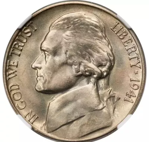 1941-D Jefferson Nickel NGC MS68FS
