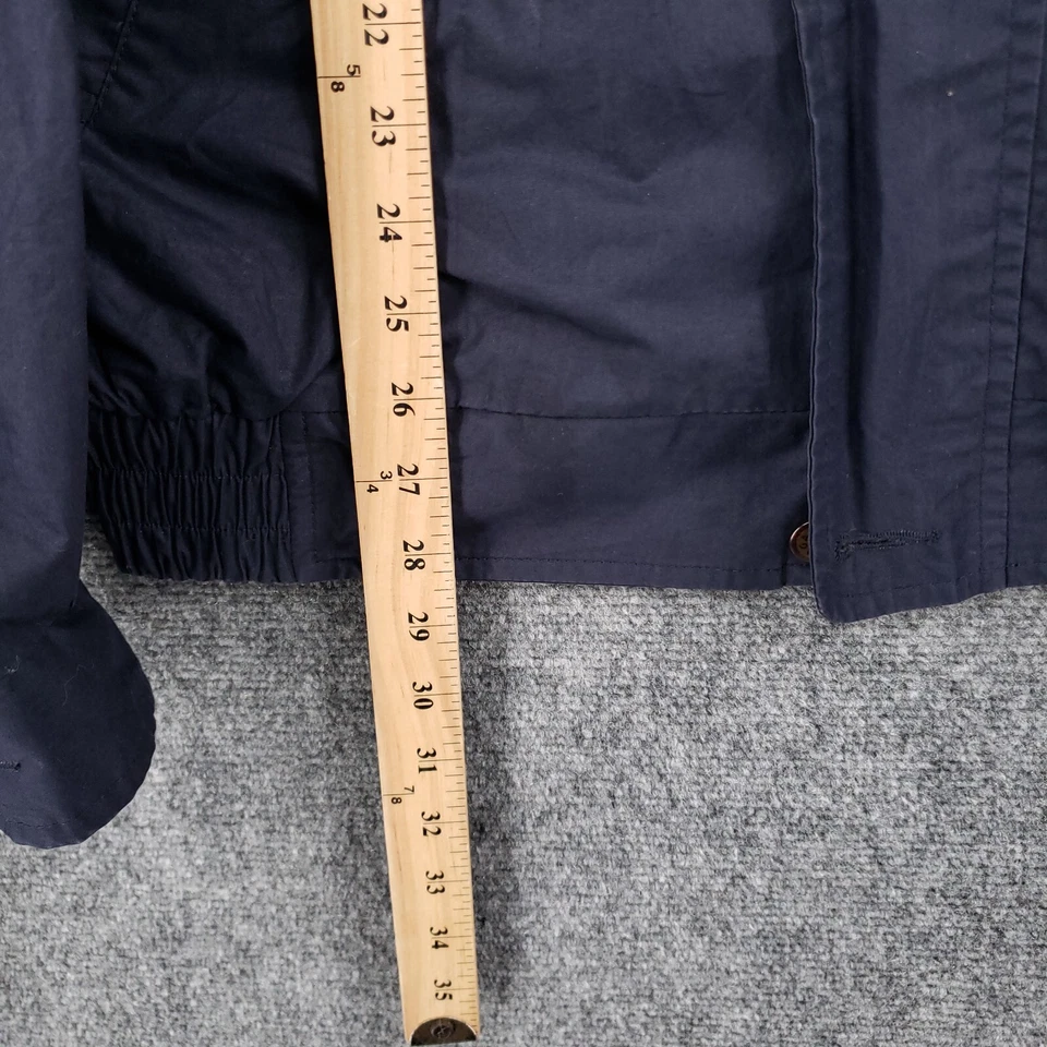 VINTAGE Gant Jacket Mens L Large Blue Full Zip Windbreaker Military Bomber 90s - Image 4 of 4