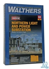 NEW Walthers Northern Light & Power Substation Kit HO Scale Train FREE US SHIP