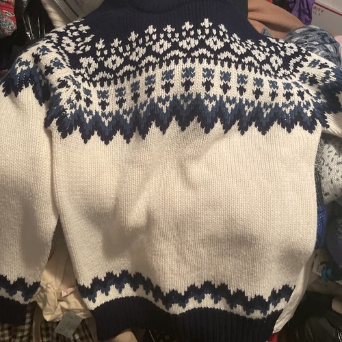 15 VINTAGE 80s 90s Mens SWEATER LOT Winter Geometric Fair Isle Aztec RESELLER - Picture 15 of 18