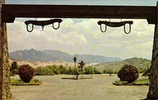 Postcard Death Valley Furnace Creek Ranch Mountain View Yoke PC334