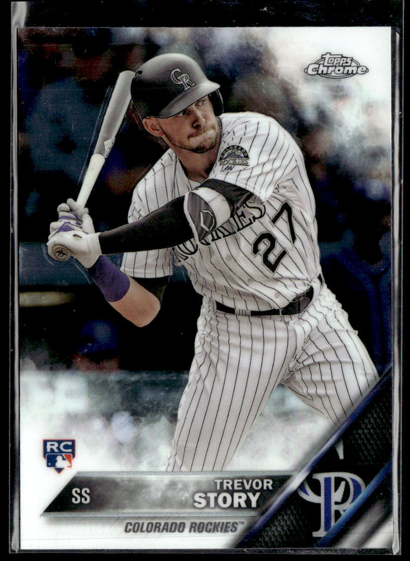2016 Topps Chrome #45 Trevor Story RC