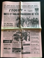L'Equipe Journal 5-6/05/1984: Vuelta; Caritoux en tête/ Metz et Toulon/ Piquet