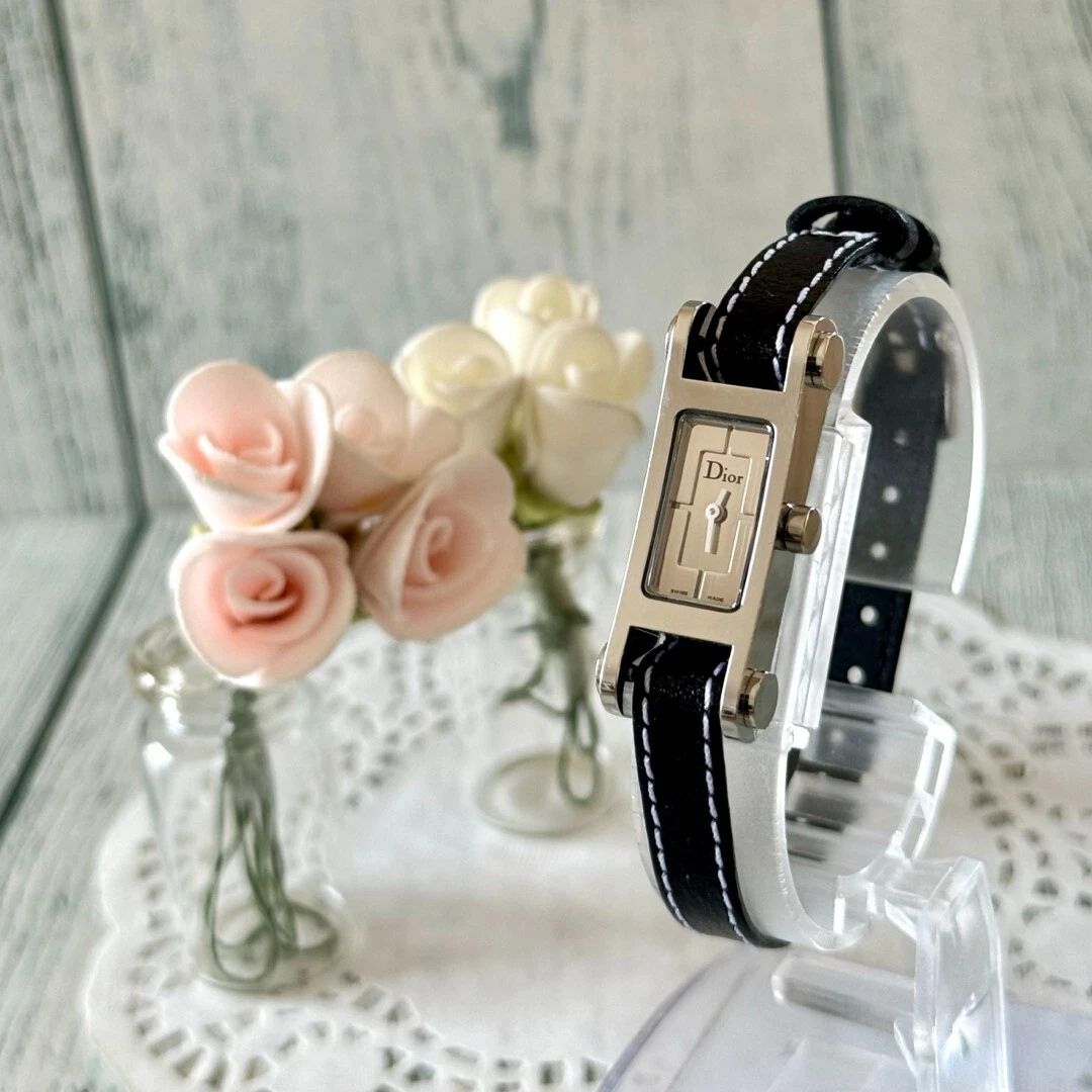 Montre Christian Dior argent et noir OCCASION 202502R