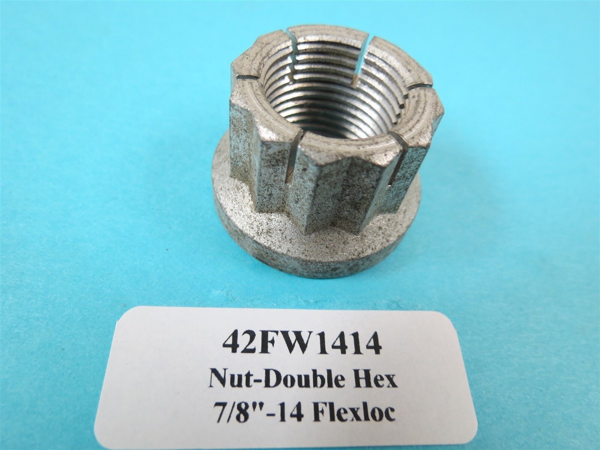 7/8”-14 Double-Hex 12-Point Flexloc 42FW1414 Nut Aircraft