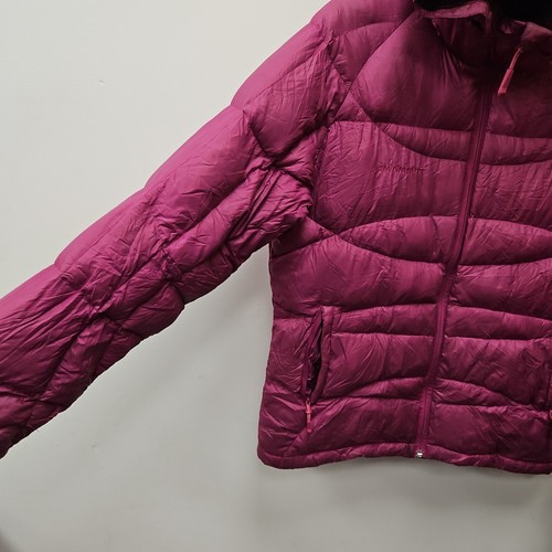 Mammut Women's 650+ Down Feather Puffer Winter Warm Pink Size Hood Jacket Medium - Picture 4 of 11