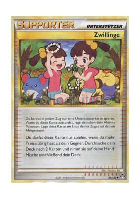 Pokemon Heartgold Soulsilver - Triumph 89/102 - Zwillinge Deutsch