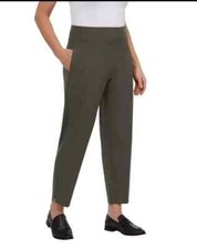 NEW Kirkland Signature Ladies' Ankle Pant, Green, Size Large 107 