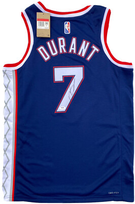 KEVIN DURANT #7 SIGNED BROOKLYN NETS SWINGMAN