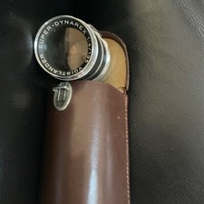 VOIGTL NDER BESSAMATIC 135 MM F 4 SUPER DYNAREX LENS  CASE  CLEAN  CLEAR