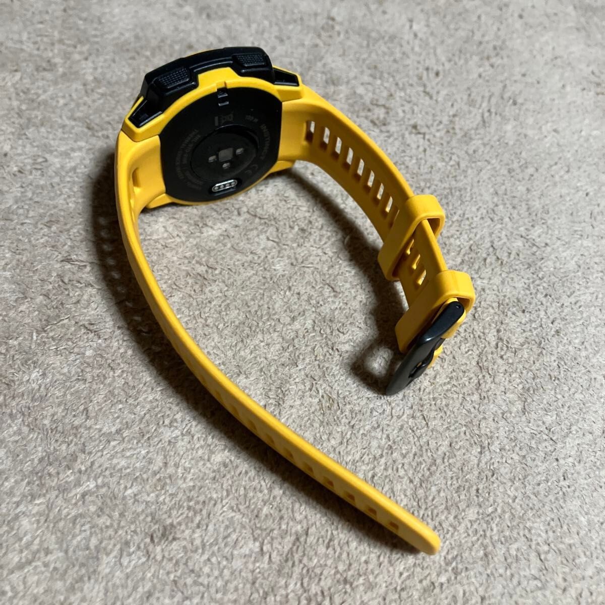 Garmin Instinct Smart Watch Sunburst Yellow verified work Used 