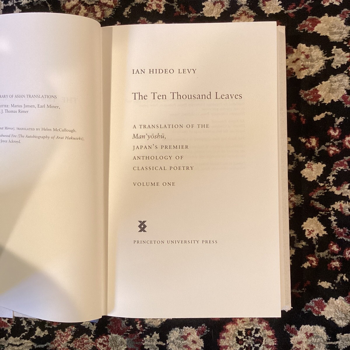 The Ten Thousand Leavess, Ian Hideo Levy
