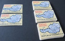 Postleitzahlen 1966, Farbe Rot verschoben plus ca. 150 Stück