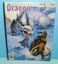 D D THE DRAGON Magazine 81 January 1984 D D