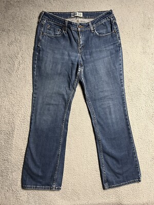 Signature by Levi's Modern Boot Cut Jeans Womens 10M W30 L29 Blue Denim Low Rise