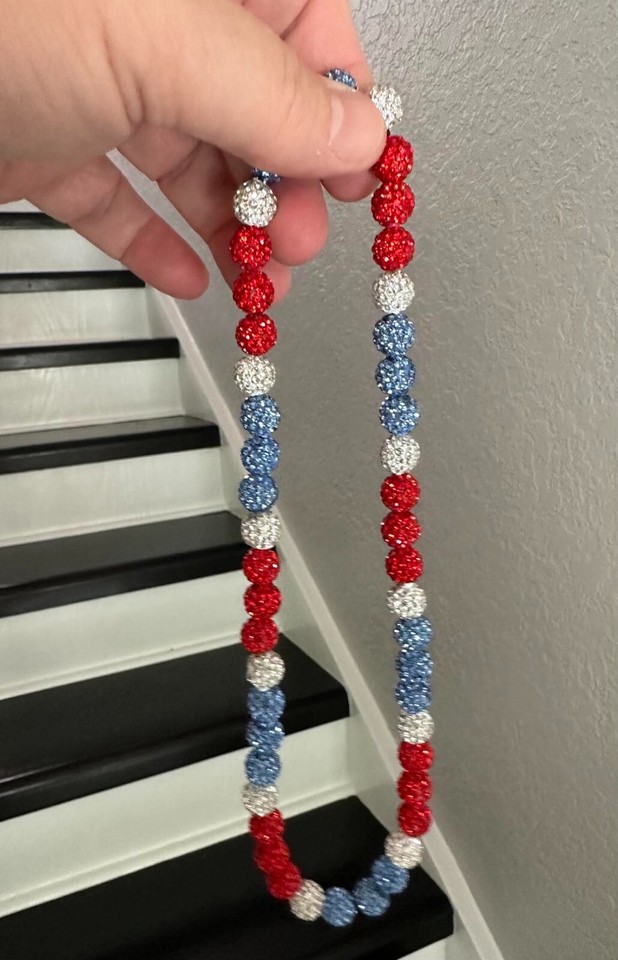 Bryce Harper Throw Back Phillies Rhinestone Disco Ball Bead Baseball ...