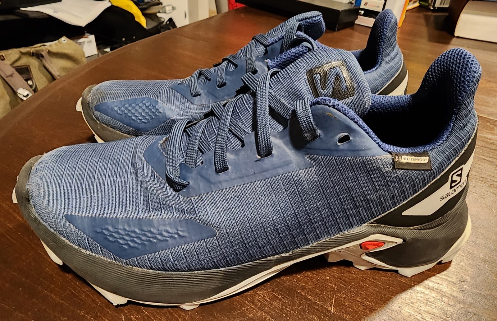 Scarpe da trail running Salomon AlphaCross da donna taglia 4 viola 412907