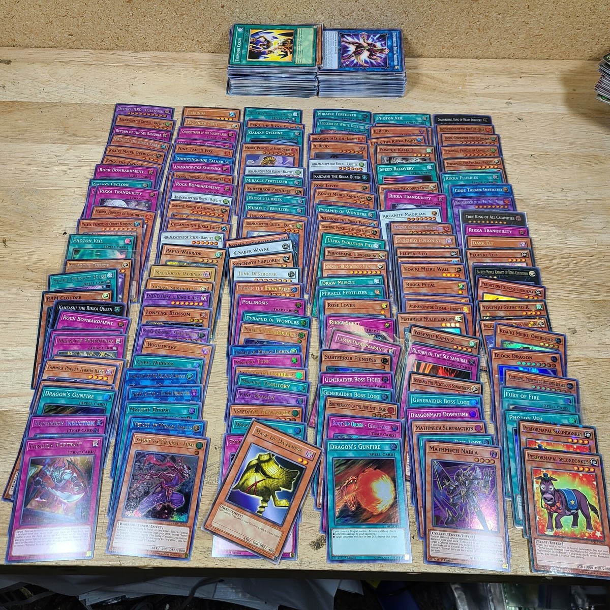 Modern Yugioh Card Lot OVer 150+ Holo/Rare Cards - Commons Too! | eBay