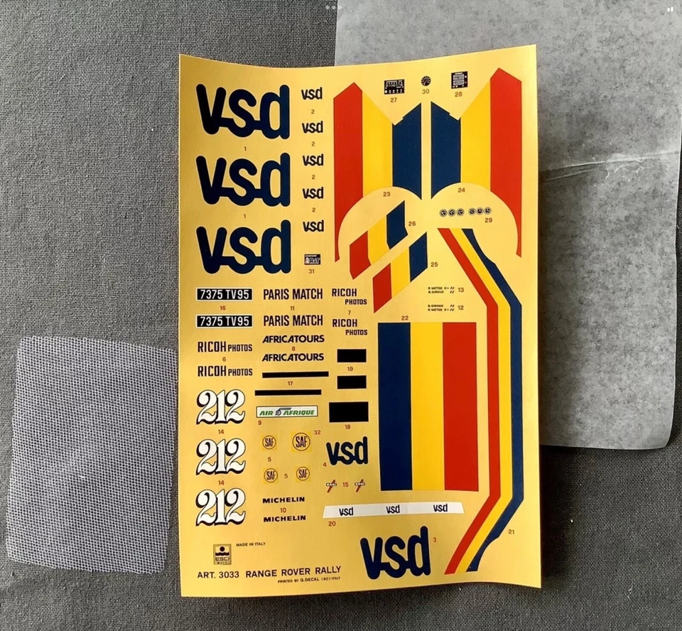 ESCI 1:24 KIT RANGE ROVER PARIS-DAKAR WINNER - Immagine 4 di 4