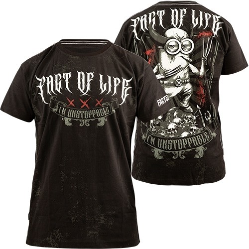 Футболка FACT OF LIFE Unstoppable TS-86 Schwarz T-Shirts