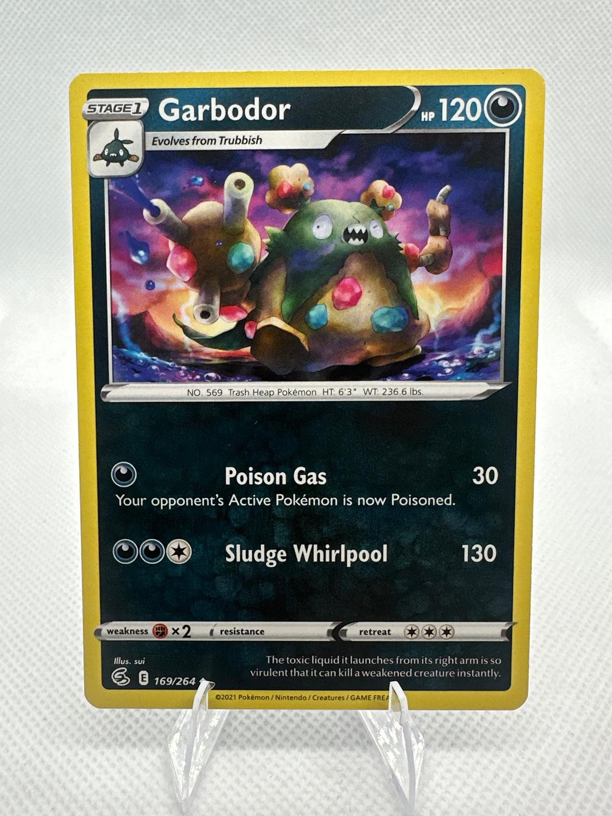 Garbodor 169/264 Uncommon Fusion Strike Pokemon Near Mint