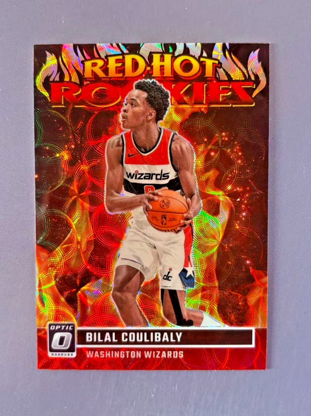 Bilal Coulibaly 2023-24 Panini Donruss Optic Red Hot Rookies Red Scope RC