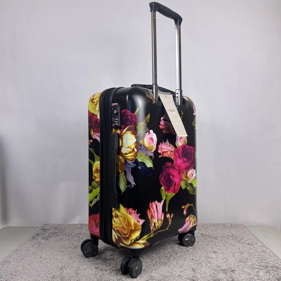 CALPAK Astyll 20" Carry-On Luggage Hard Side Spinner Floral Print Black NEW - Image 3 of 4