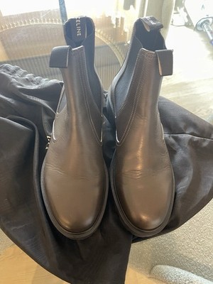 Men s BLACK CELINE MARGARET CHELSEA BOOT - Size 42