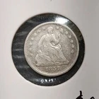 1857 Seated Liberty Half Dime Silver No Arrows Philadelphia Business KM#75