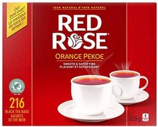 Red Rose Orange Pekoe Tea - 216ct/626g, 2 Pack Imported from Canada