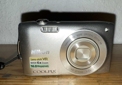 Nikon COOLPIX S3300 16.0 MP Digital Camera - Silver for sale