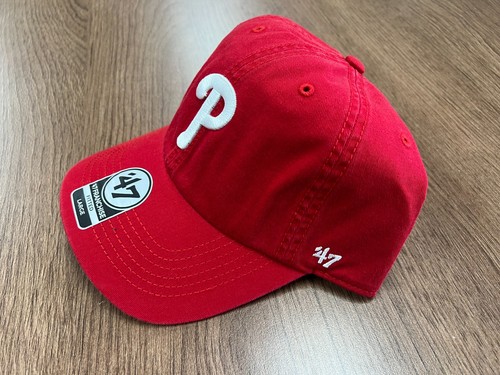 PHILADELPHIA PHILLIES 47 FRANCHISE HAT RED L FITTED CAP MLB NEW NWT 7 1/4 $40 - Picture 2 of 5