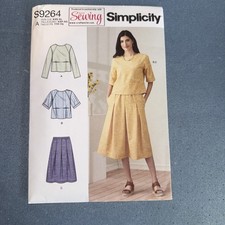 Simplicity S9264 Ladies Tops & Skirt  XXS - XXL Brand New