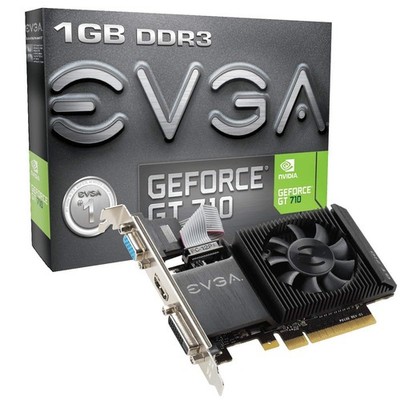EVGA GT 710 1GB DDR3 64bit Single Slot, Low Profile 01G-P3-2711-KR