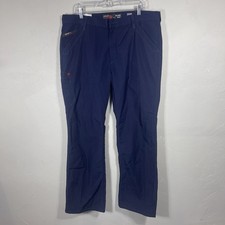 ARIAT Work M4 FR Relaxed Boot Cut Rip Stop 36x32 Work Pants Navy