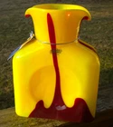 Blenko Glass Water Bottle 384 - Helios - Sun