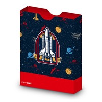 Itenga Heftbox A4 Hochformat Aus Pp Kunststoff Stabile Schulheftbox Weltraum Neu