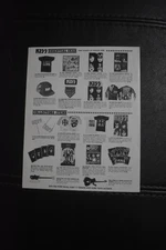 KISS 1980 Unmasked album order sheet  ORIGINAL  CARR   FREHLEY  STANLEY  SIMMONS