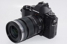  N.MINT/In Box/5684shots Olympus OM-D E-M5/ED 12-50mm Kit From JAPAN u9796