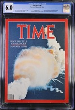 Challenger Space Shuttle Disaster Time Magazine February 10 1986 - CGC 6 🔥