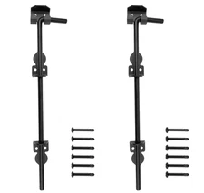 18" Heavy Duty Gate Latch Drop Pin Cane Bolt Iron Gate Drop Rod For Holding Gate