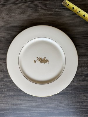 Fine Arts Heirloom Gold Plate 8.25  Salad Plate Set of 6 Porcelain Japan
