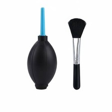 2 Pieces Air Blower and Brush Set Soft Bristles for Photographers, Hobbyists
