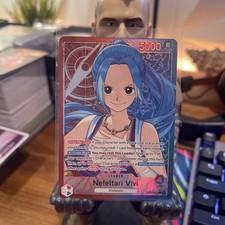 One Piece TCG EB03-001 Nefeltari Vivi Alt Art Leader English Mint Condition