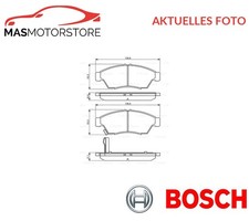 SATZ BREMSBELÄGE BREMSKLÖTZE VORNE BOSCH 0 986 494 238 P FÜR SUZUKI LIANA