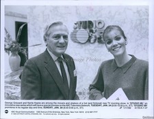 1989 Photo George Grizzard Kerrie Keane Star In Series Studio 5B Television 7X9