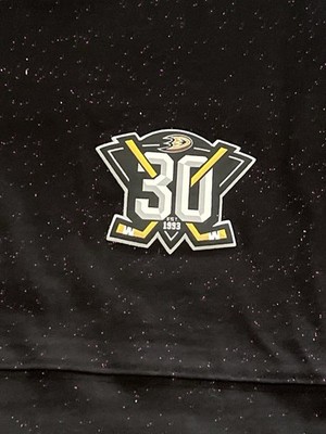 Anaheim Duck Spirit Jersey Size Small Black Long Sleeve