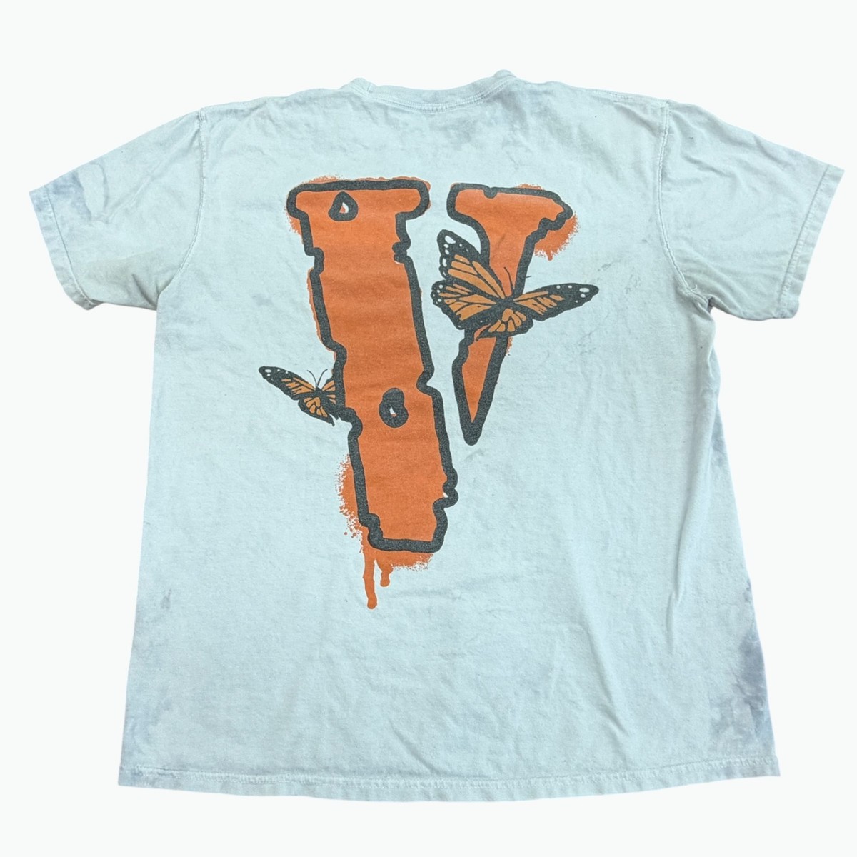 VLONE Juice Wrld Legends Never Die T-Shirt Butterfly Tee Size